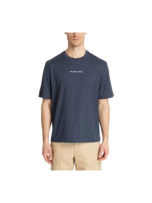 T-shirt mit stickerei Michael Kors blau