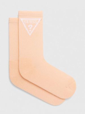 Чорапи Guess оранжево