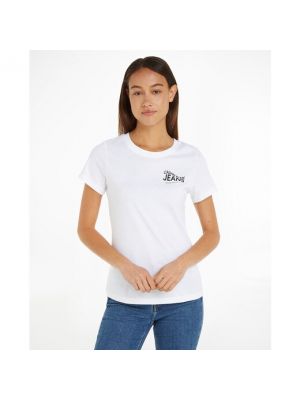 Camiseta manga corta Calvin Klein Jeans blanco