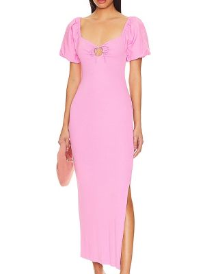 Robe mi-longue L*space rose