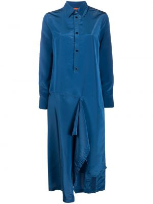 Vestido camisero manga larga Colville azul