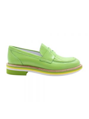 Loafers Pertini zielone