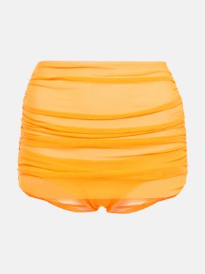 High waist bikini Norma Kamali orange