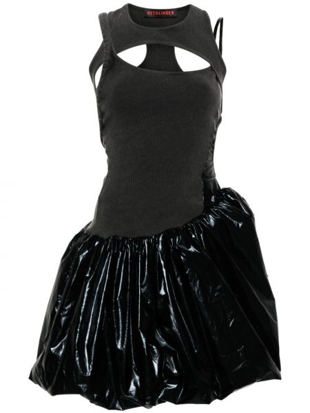 Asymetrické mini šaty Ottolinger černé