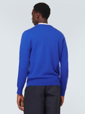 Кашмирен пуловер Allude синьо