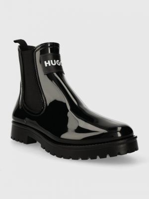 Gumijasti škornji Hugo črna