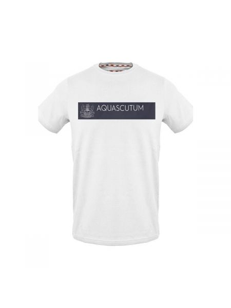 Koszulka z krótkim rękawem Aquascutum biała
