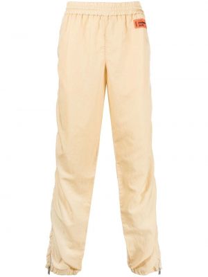 Ravne hlače Heron Preston oranžna
