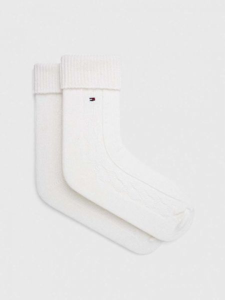 Шерстяные носки Tommy Hilfiger белые