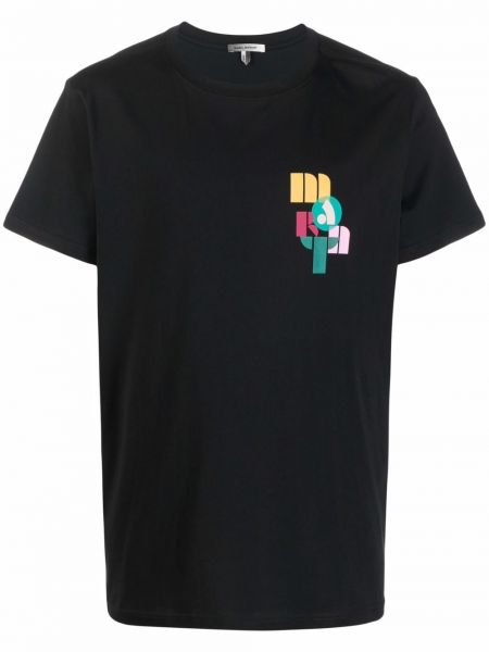Camiseta con estampado Isabel Marant negro