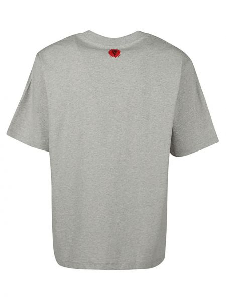 T-shirt di cotone Icecream grigio