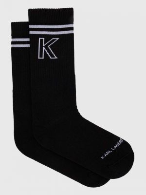 Чорапи Karl Lagerfeld черно