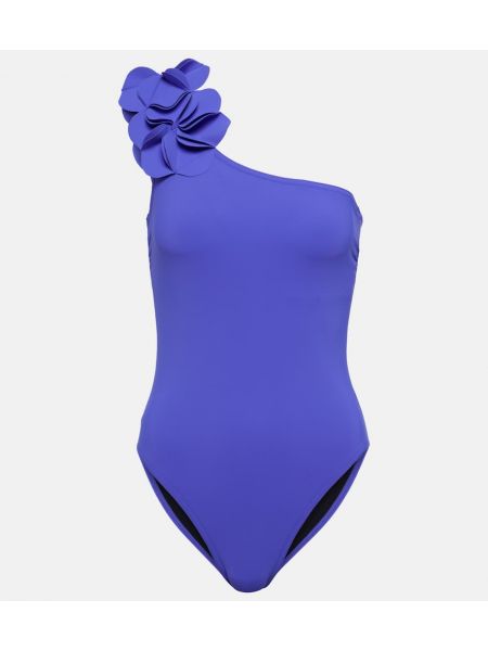 Maillot de bain à fleurs Karla Colletto violet