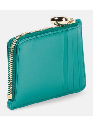 Kožená peňaženka Loewe zelená