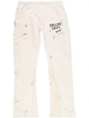 Αθλητικό παντελόνι με σχέδιο Gallery Dept. λευκό