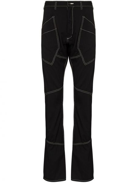 Παντελόνι με ίσιο πόδι Sulvam μαύρο