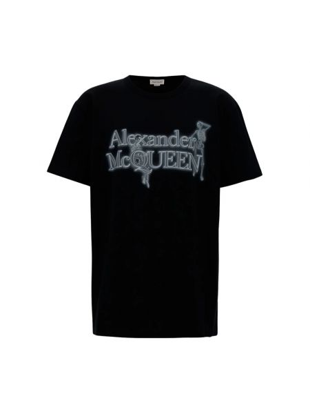 T-shirt Alexander Mcqueen schwarz