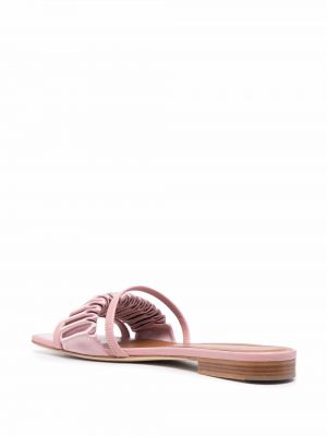 Kožené sandály Malone Souliers růžové
