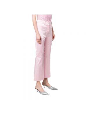 Pantalones de algodón Moschino rosa