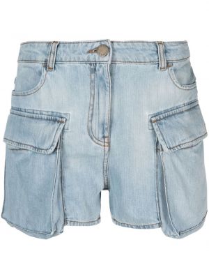 Kratke jeans hlače z vezenjem Pinko