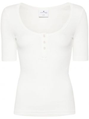 T-shirt Courrèges blanc
