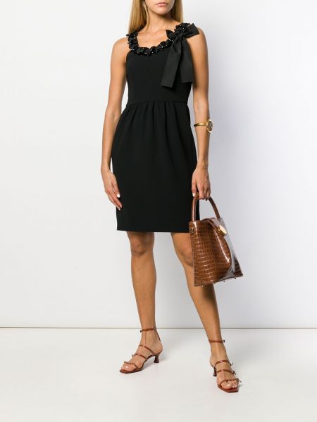Mini šaty Boutique Moschino černé