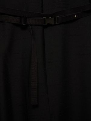 Cappotto di lana Rick Owens nero