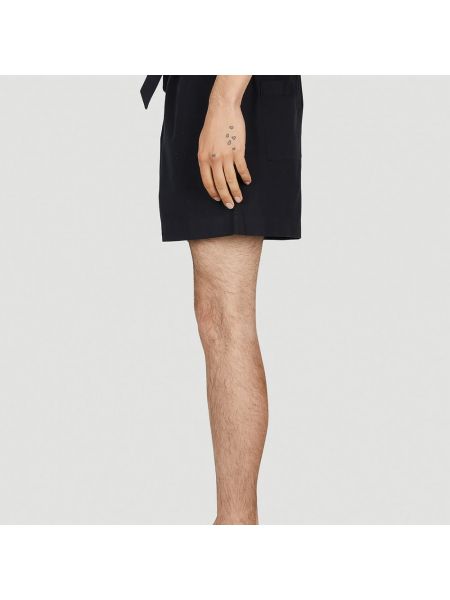 Pantalones cortos de algodón Tekla negro
