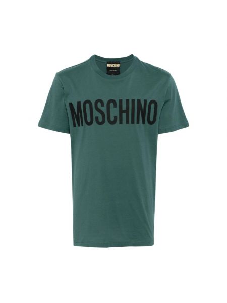 Koszulka z nadrukiem Moschino zielona