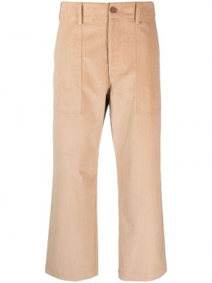 Bavlněné rovné kalhoty Jejia béžové