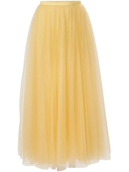 Maksi suknja od tila Carolina Herrera žuta