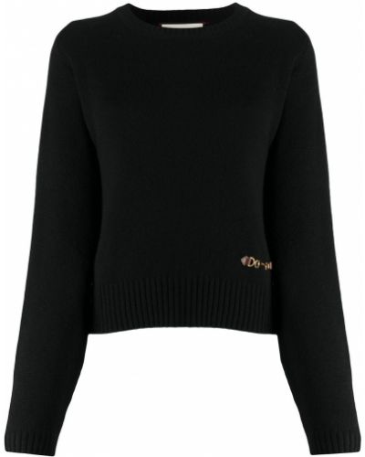 Jersey de punto de tela jersey Gucci negro