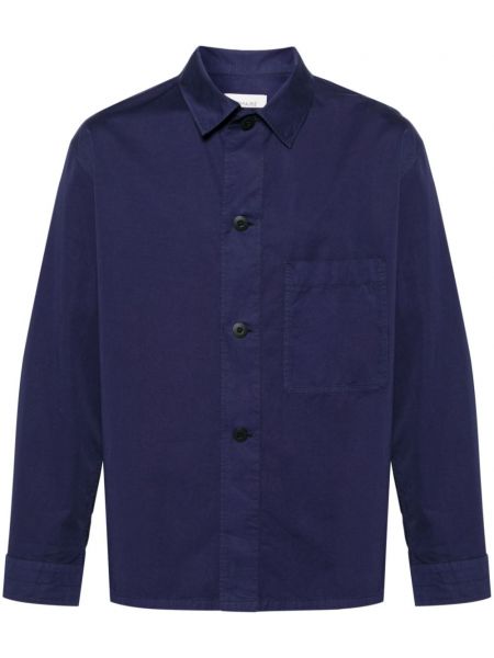 Памучна риза Lemaire синьо