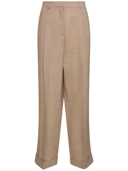 Woll hose The Row beige
