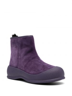 Wildleder ankle boots Bally lila