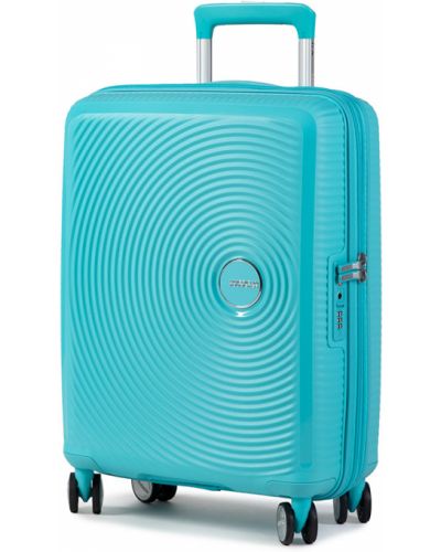 Kis kemény bőrönd AMERICAN TOURISTER - Soundbox 88472-8864-1CNU Poolside Blue