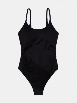 Jednodielne plavky z polyesteru Dorina - čierna