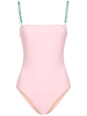 Jednodijelni kupaći kostim s biserima Dolla Paris ružičasta