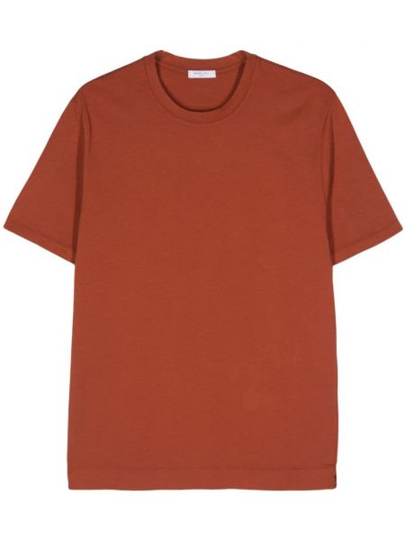 Памучна тениска от джърси Boglioli червено