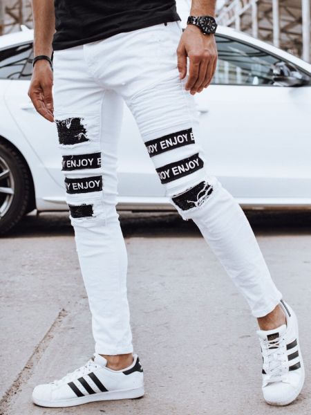 Παντελόνι Dstreet λευκό