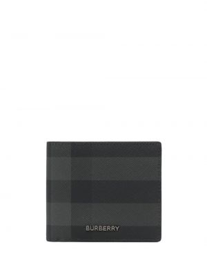 Korthållare med mönster i rutigt Burberry svart