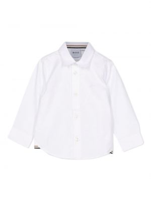 Camicia a maniche lunghe Boss Kidswear bianco