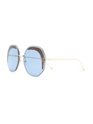 Okulary przeciwsłoneczne oversize Fendi Eyewear