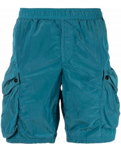 Pantalones cortos cargo Stone Island azul