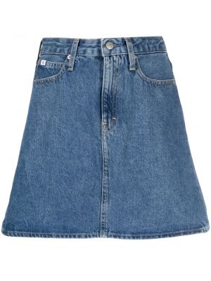Spódnica jeansowa Calvin Klein Jeans niebieska