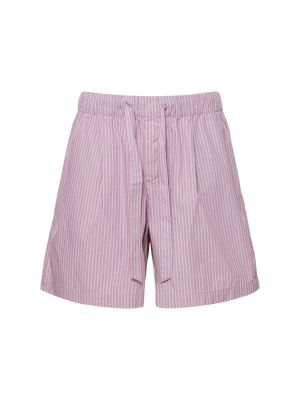 Shorts en coton plissées Birkenstock Tekla violet