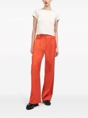 Kalhoty relaxed fit Equipment oranžové