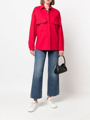 Bavlněná bunda Mackintosh červená