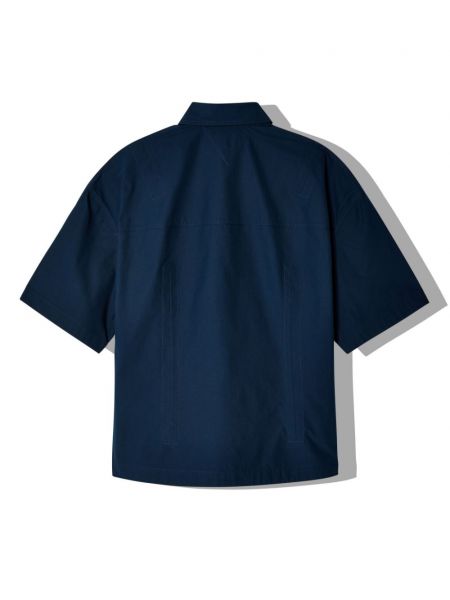 Kokvilnas krekls Bottega Veneta zils