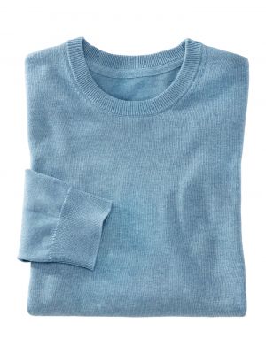 Μελανζέ πουλόβερ H.i.s μπλε